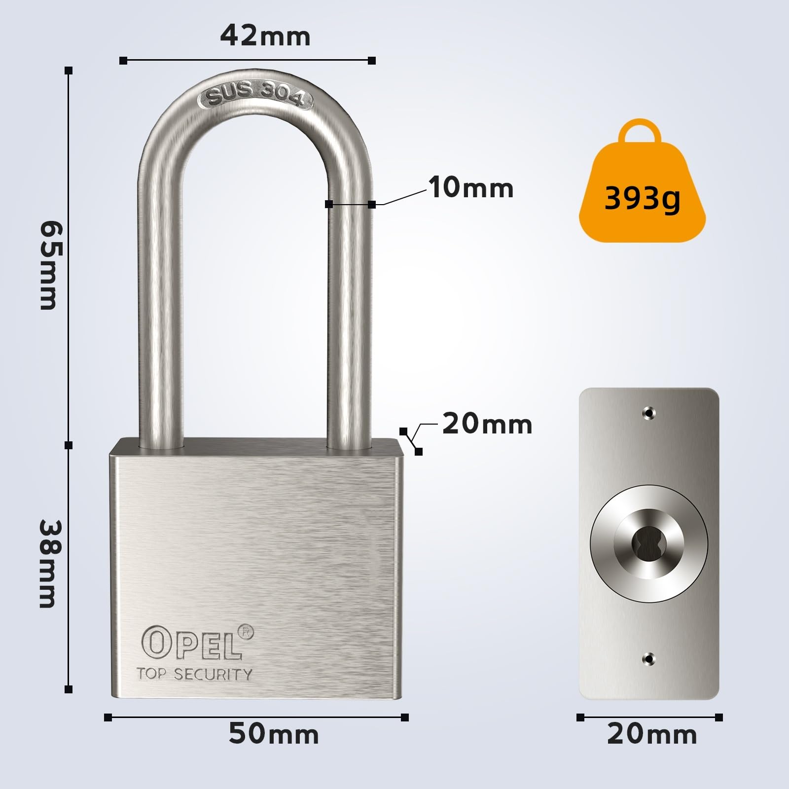 Amazon | 南京錠 1個セット ステンレススチールパドロック